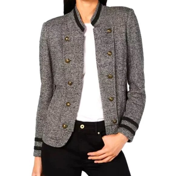 NEW Tommy Hilfiger The Band Jacket Marled Gray Open Front size XXL - Picture 1 of 11